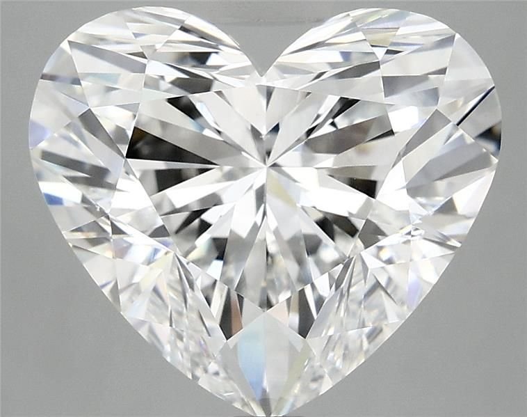 6.04ct E VS2 Rare Carat Ideal Cut Heart Lab Grown Diamond