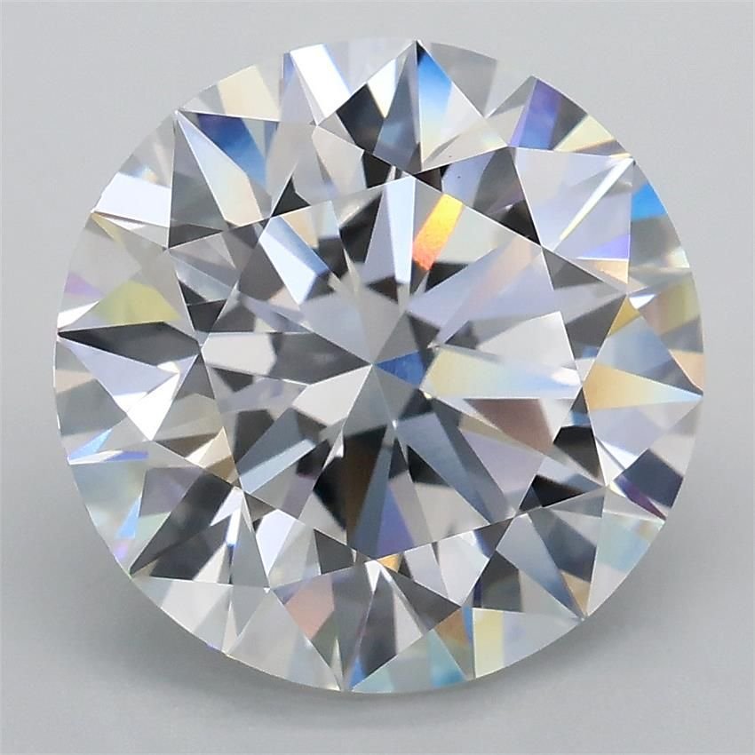 4.08ct D VVS2 Rare Carat Ideal Cut Round Lab Grown Diamond
