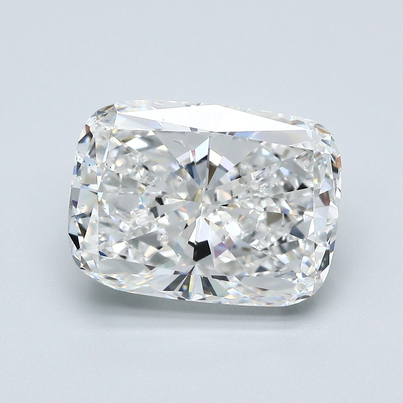 7.04ct F SI1 Very Good Cut Cushion Diamond