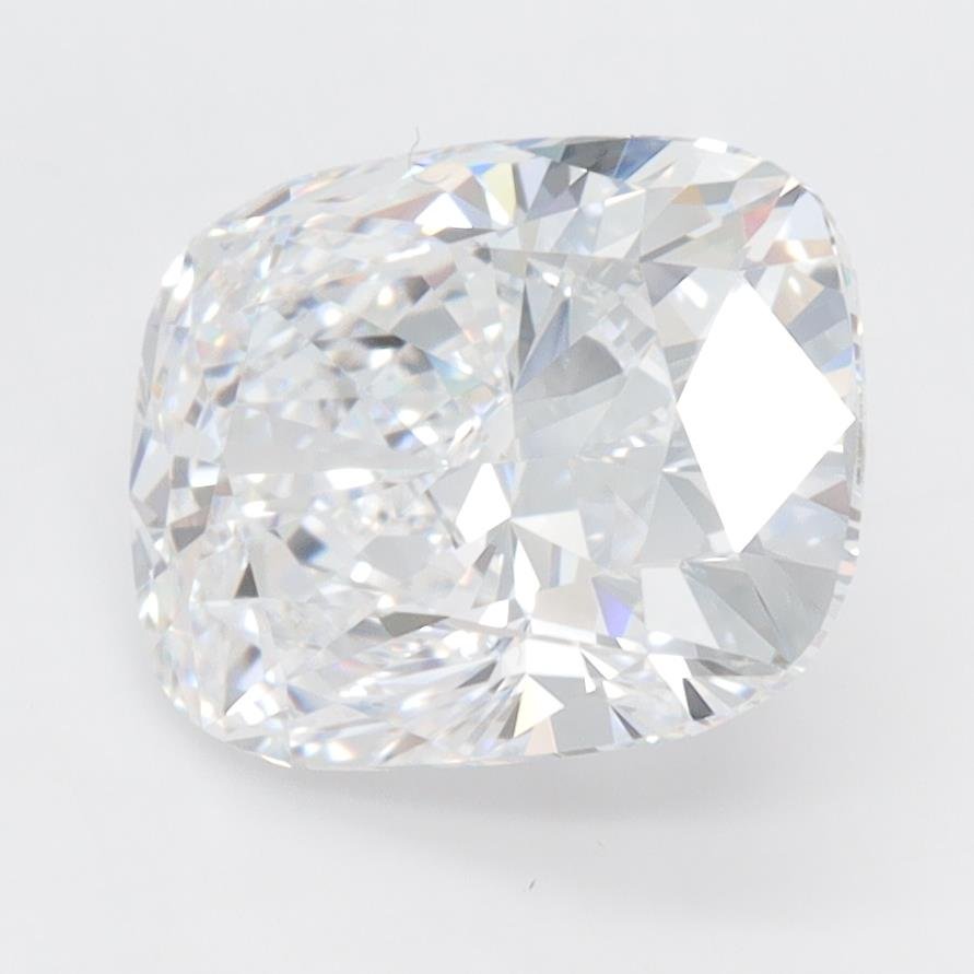 3.28ct D VVS2 Rare Carat Ideal Cut Cushion Lab Grown Diamond