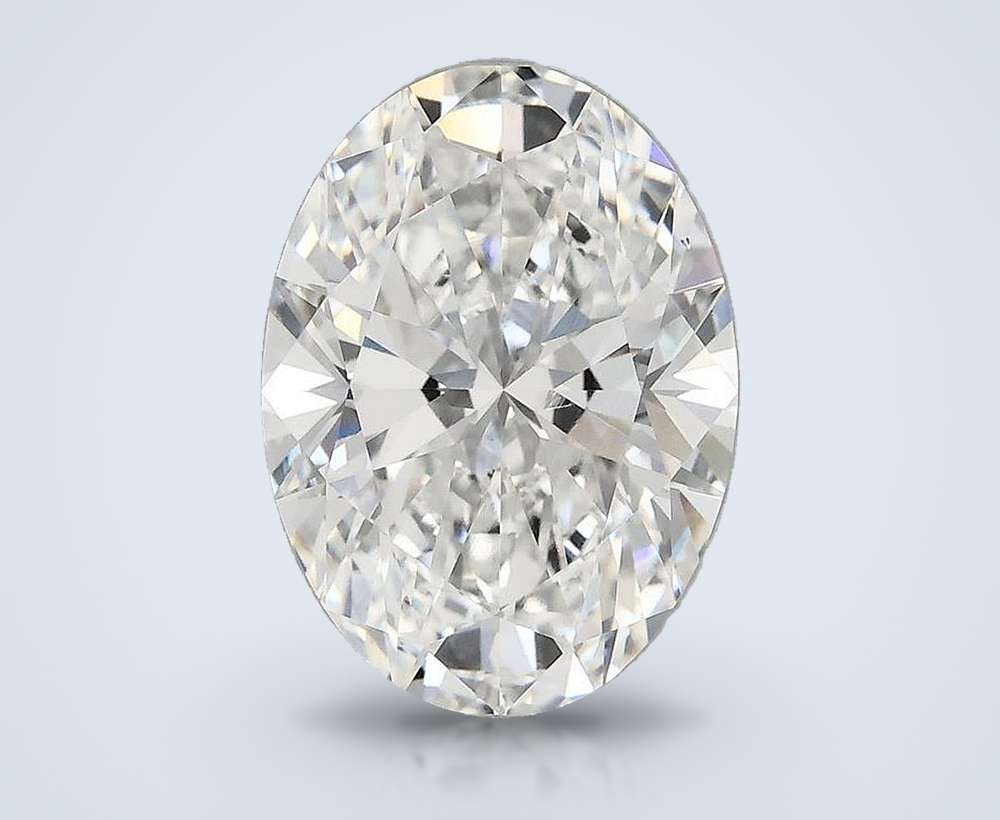 3.91 Carat Oval Lab Diamond