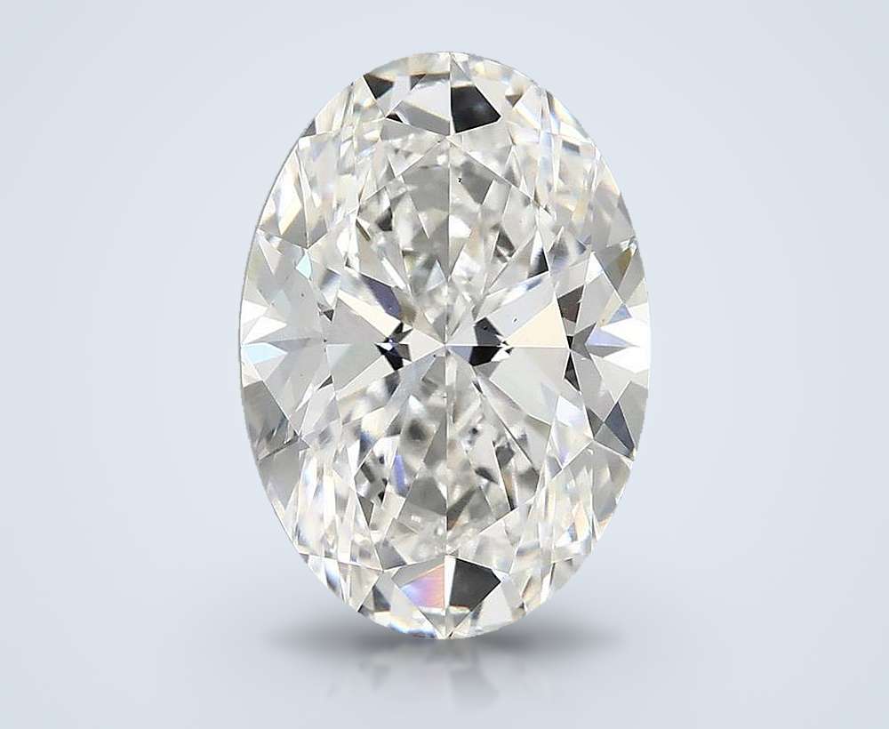 3.91 Carat Oval Lab Diamond