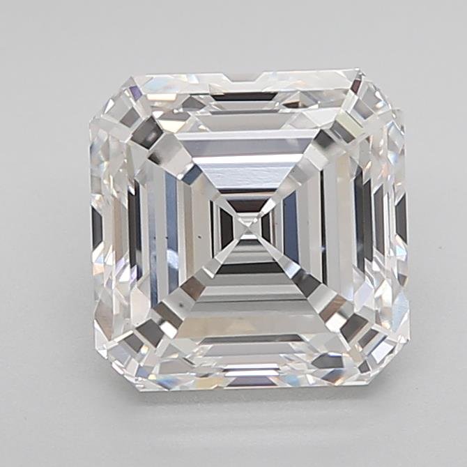 2.57ct E VS1 Rare Carat Ideal Cut Asscher Lab Grown Diamond