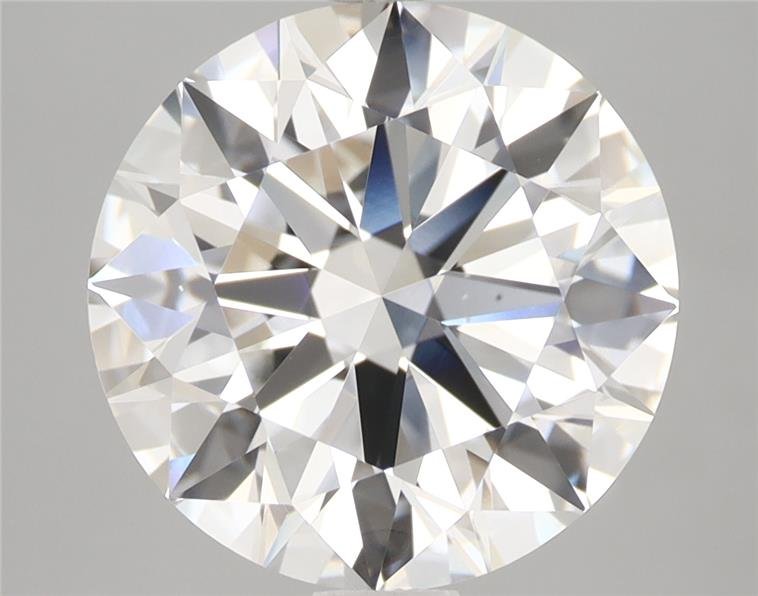 4.06ct E VS2 Rare Carat Ideal Cut Round Diamond