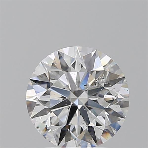 2.10ct D SI2 Rare Carat Ideal Cut Round Diamond