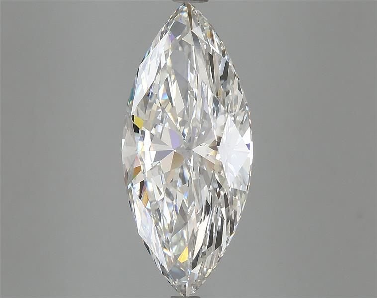 5.33ct F SI1 Rare Carat Ideal Cut Marquise Lab Grown Diamond