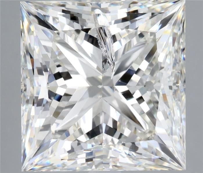 5.61ct G SI2 Rare Carat Ideal Cut Princess Diamond