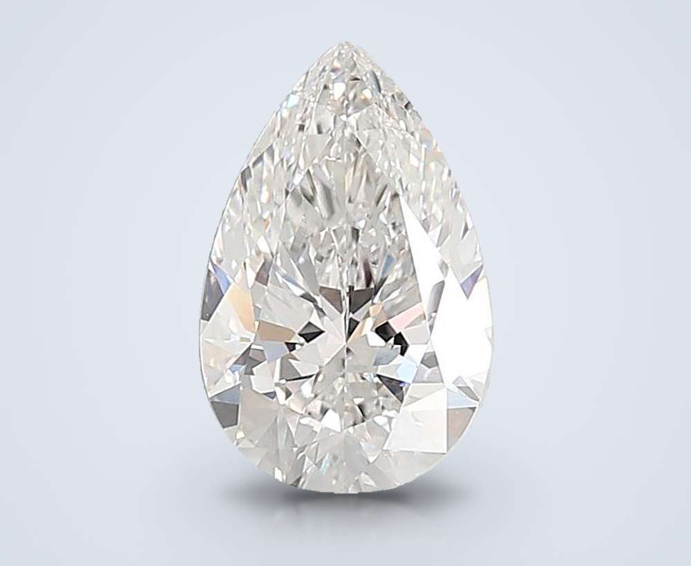 4.08 Carat Pear Lab Diamond