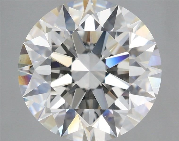 5.07ct I VS2 Rare Carat Ideal Cut Round Diamond