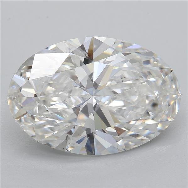 3.37ct H VS2 Rare Carat Ideal Cut Oval Lab Grown Diamond