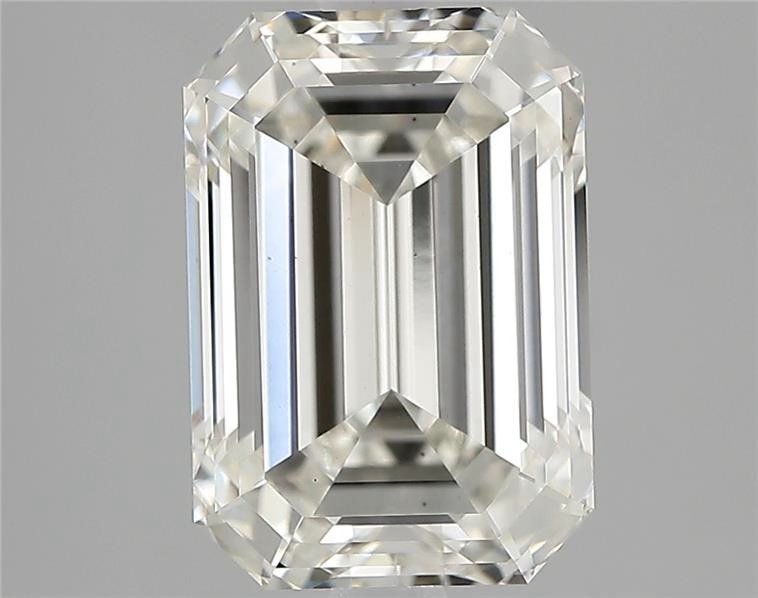 3.01ct I VS2 Rare Carat Ideal Cut Emerald Lab Grown Diamond