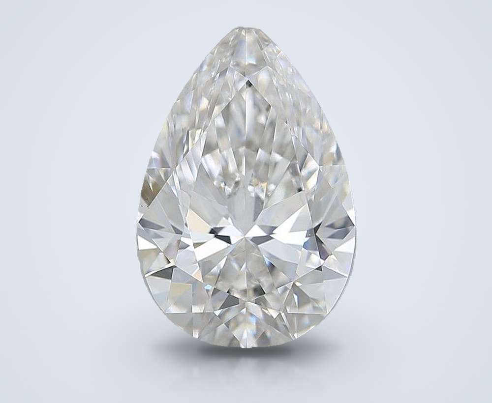1.50 Carat Pear Lab Diamond