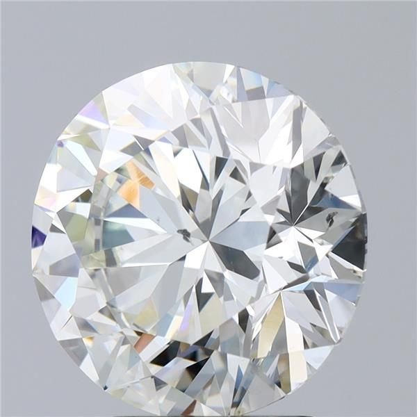 4.15ct J SI1 Rare Carat Ideal Cut Round Diamond