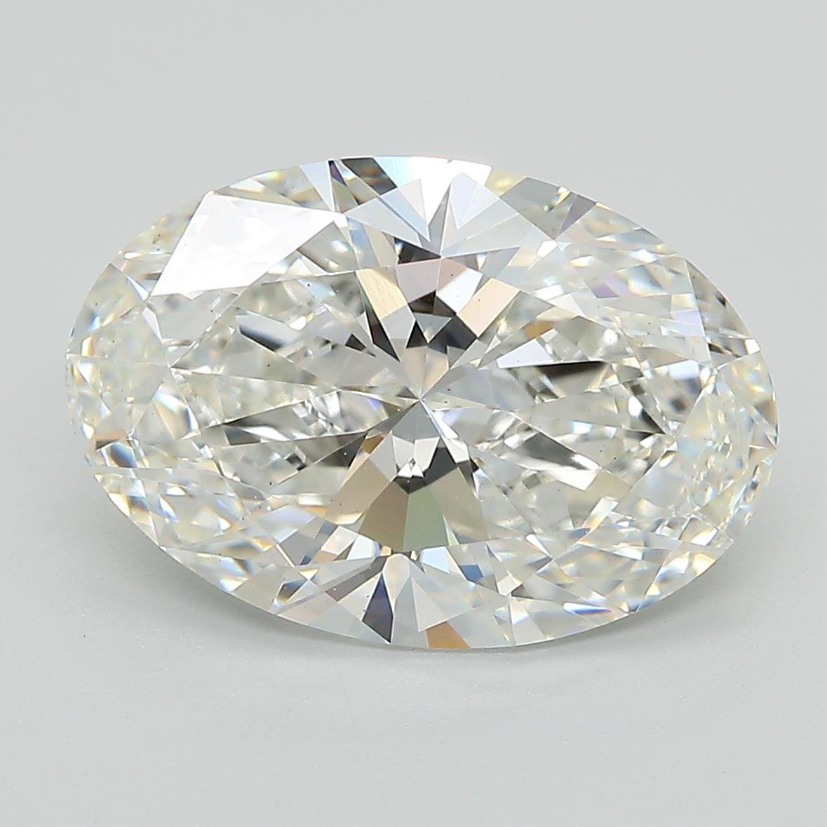 5.16ct G VS1 Rare Carat Ideal Cut Oval Lab Grown Diamond