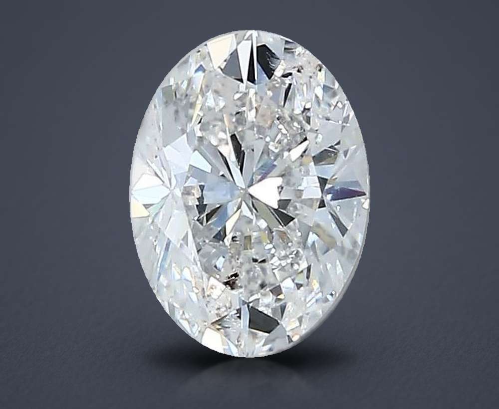 0.98 Carat Oval Natural Diamond