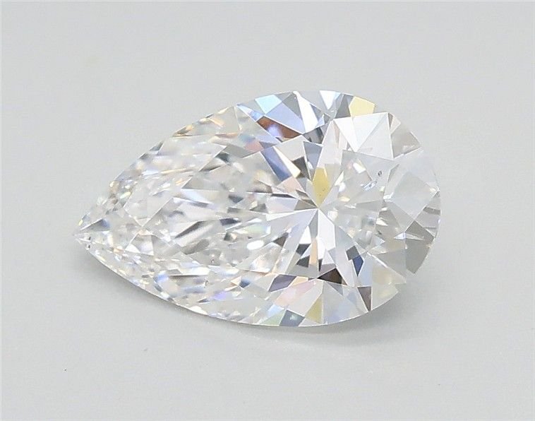 1.01ct D VS2 Rare Carat Ideal Cut Pear Lab Grown Diamond