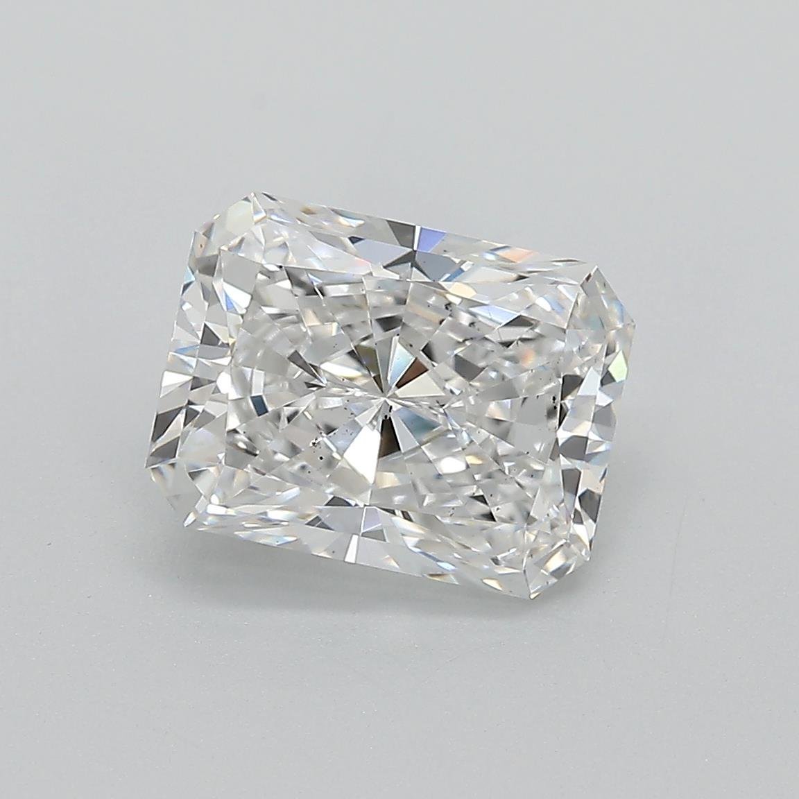 2.52ct E SI1 Rare Carat Ideal Cut Radiant Lab Grown Diamond