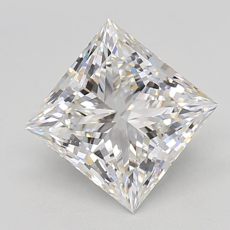 3.25ct F VS1 Rare Carat Ideal Cut Princess Lab Grown Diamond