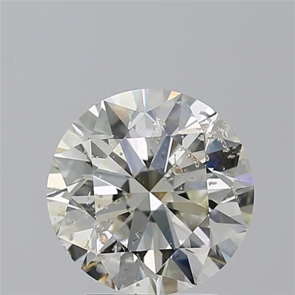 3.01ct I SI2 Ideal Cut Round Diamond