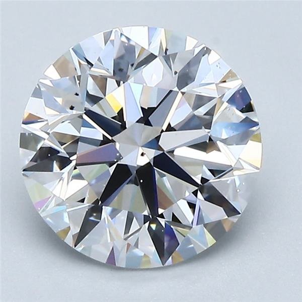 2.60ct D VS2 Excellent Cut Round Diamond