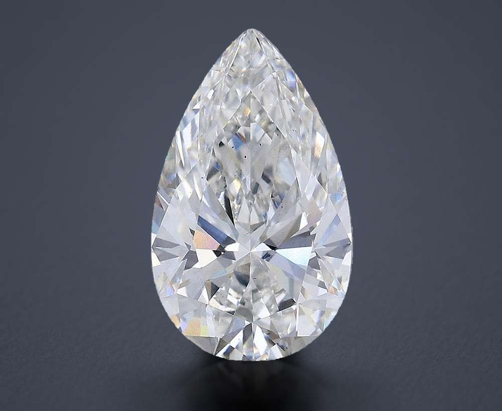 4.52 Carat Pear Lab Diamond