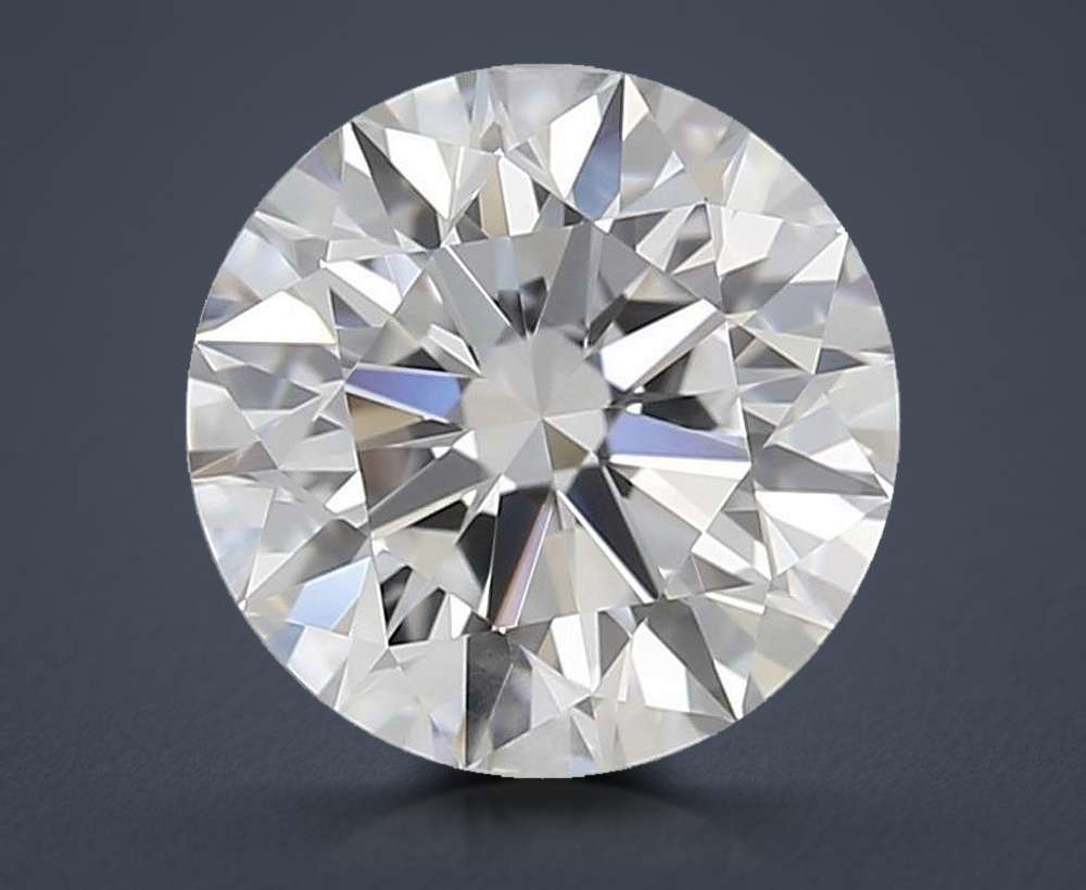0.77 Carat Round Natural Diamond