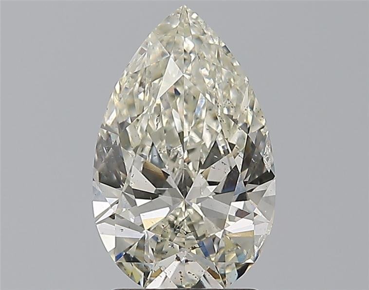 1.70ct K SI2 Rare Carat Ideal Cut Pear Diamond