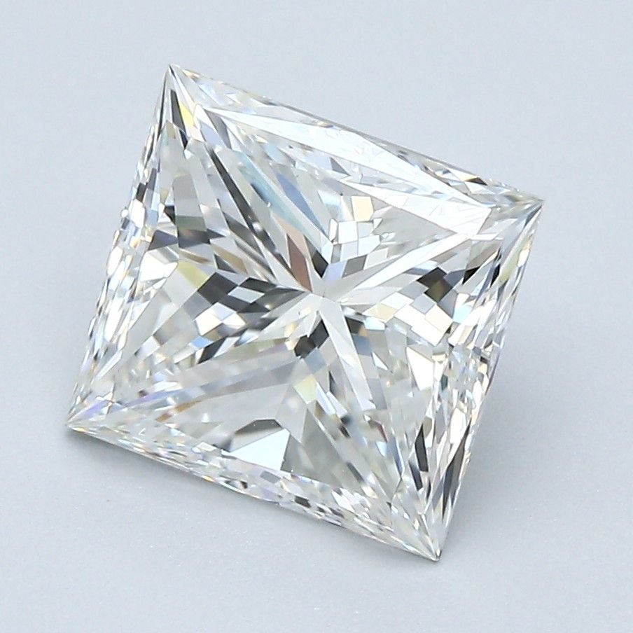 3.09ct H VS1 Very Good Cut Princess Diamond