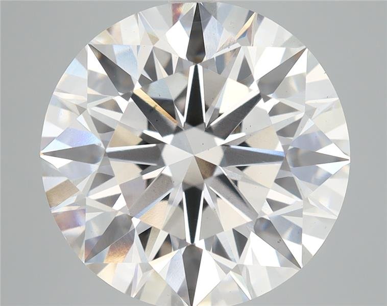 8.54ct F VS2 Rare Carat Ideal Cut Round Lab Grown Diamond