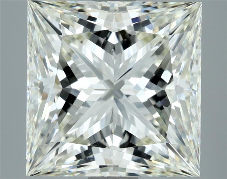 5.03ct J VS2 Rare Carat Ideal Cut Princess Diamond