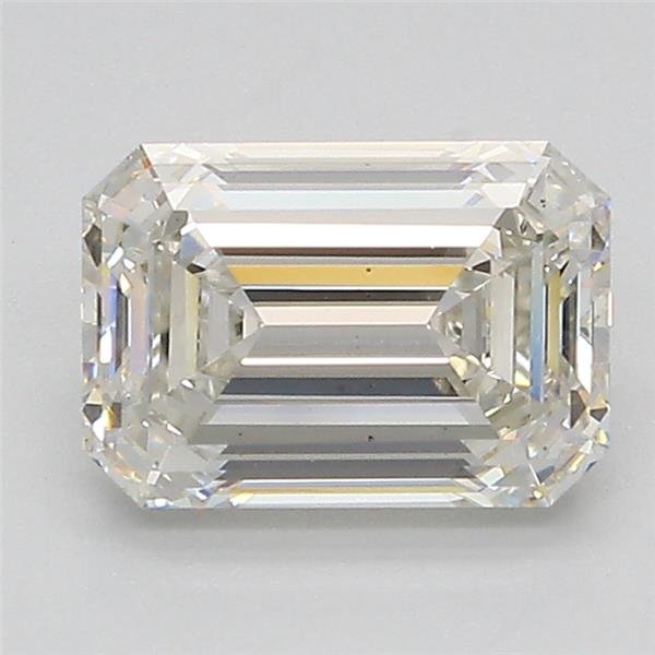 2.03ct H VS2 Rare Carat Ideal Cut Emerald Lab Grown Diamond