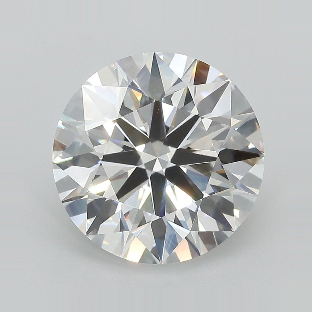 5.23ct E VVS2 Rare Carat Ideal Cut Round Lab Grown Diamond