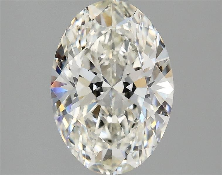 2.09ct H VS2 Rare Carat Ideal Cut Oval Lab Grown Diamond