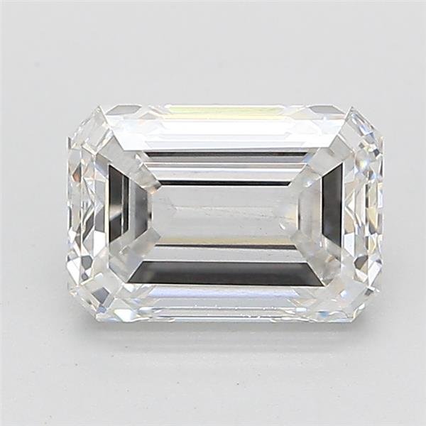 1.50ct G SI1 Rare Carat Ideal Cut Emerald Lab Grown Diamond