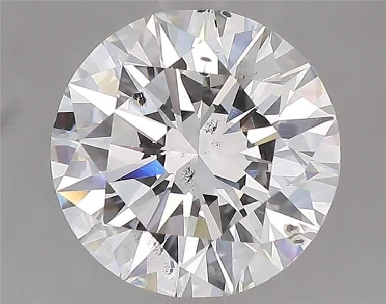 3.01ct F SI2 Excellent Cut Round Lab Grown Diamond