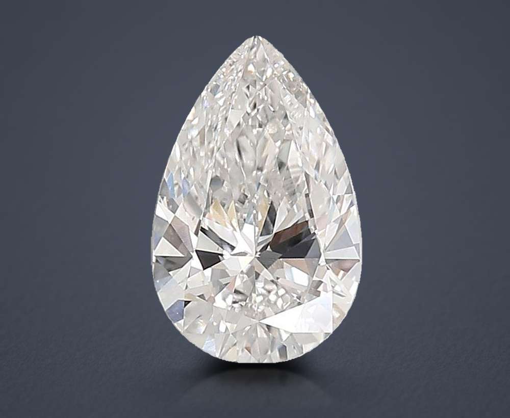 3.00 Carat Pear Lab Diamond
