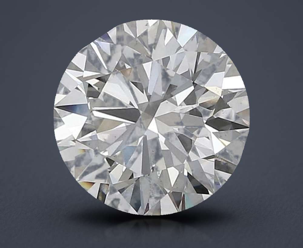 3.66 Carat Round Lab Diamond