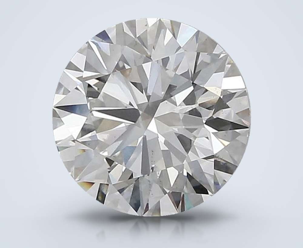 3.66 Carat Round Lab Diamond