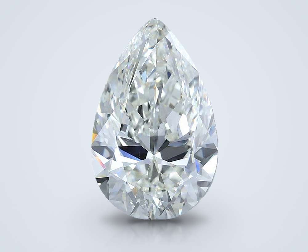 5.01 Carat Pear Natural Diamond