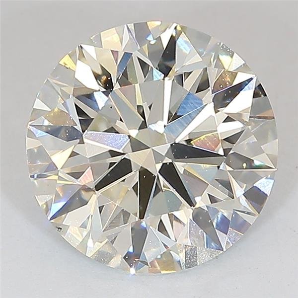 3.04ct J VS2 Rare Carat Ideal Cut Round Lab Grown Diamond
