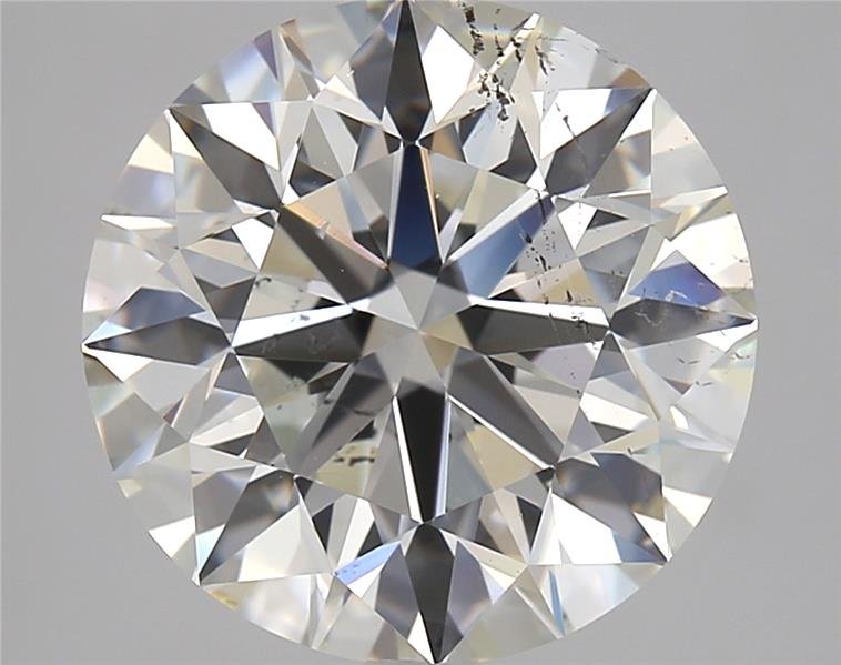 4.51ct H SI1 Rare Carat Ideal Cut Round Diamond