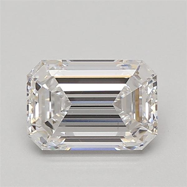 1.60ct D VS1 Rare Carat Ideal Cut Emerald Lab Grown Diamond