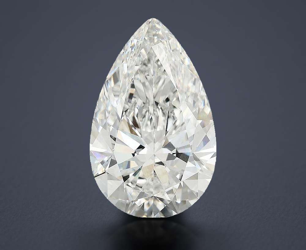 7.32 Carat Pear Lab Diamond