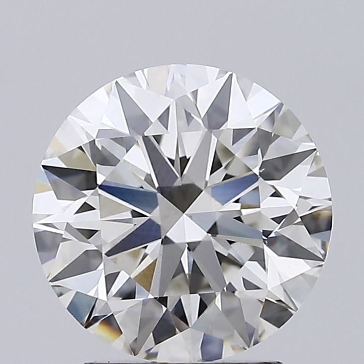 2.53ct H VS2 Excellent Cut Round Lab Grown Diamond