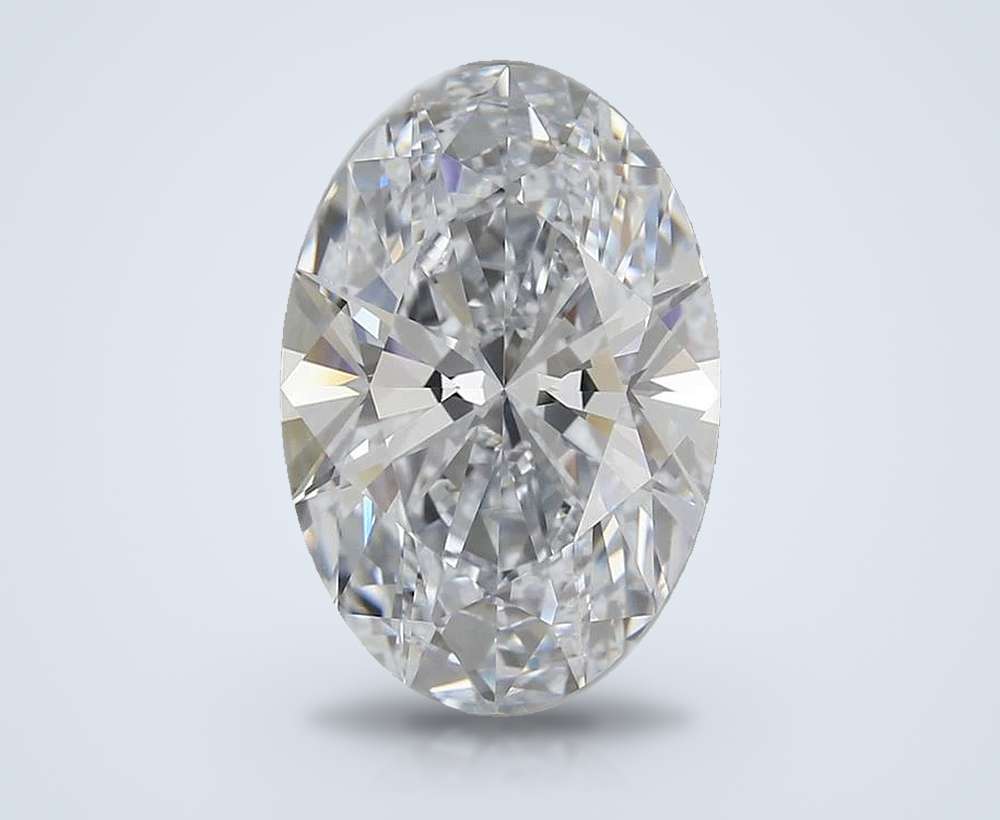 5.51 Carat Oval Lab Diamond