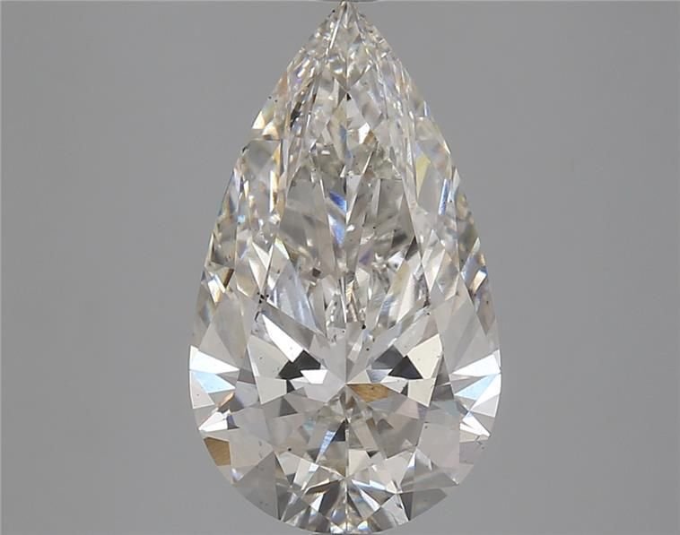 4.06ct H VS2 Rare Carat Ideal Cut Pear Lab Grown Diamond