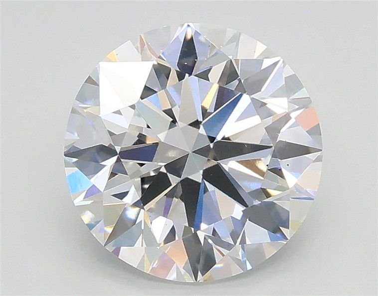 1.90ct D VS1 Excellent Cut Round Lab Grown Diamond