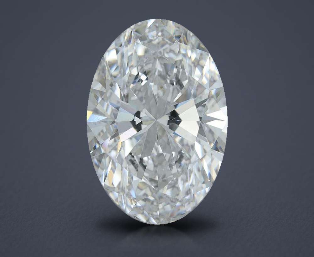 6.51 Carat Oval Lab Diamond