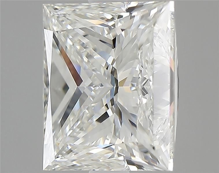 3.25ct H SI1 Rare Carat Ideal Cut Princess Diamond