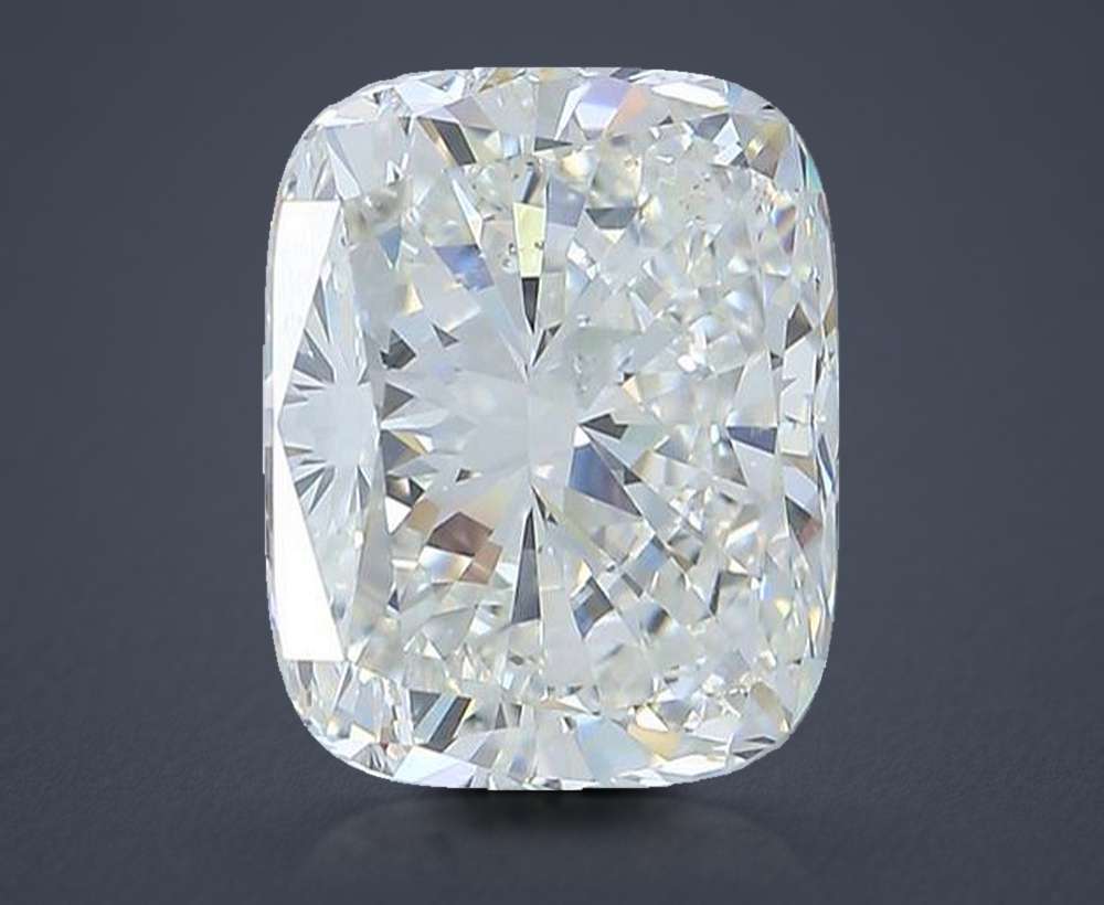 3.90 Carat Cushion Natural Diamond
